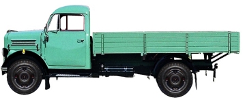  NA88433 - H0 - Borgward B 1250 Pritsche - grün